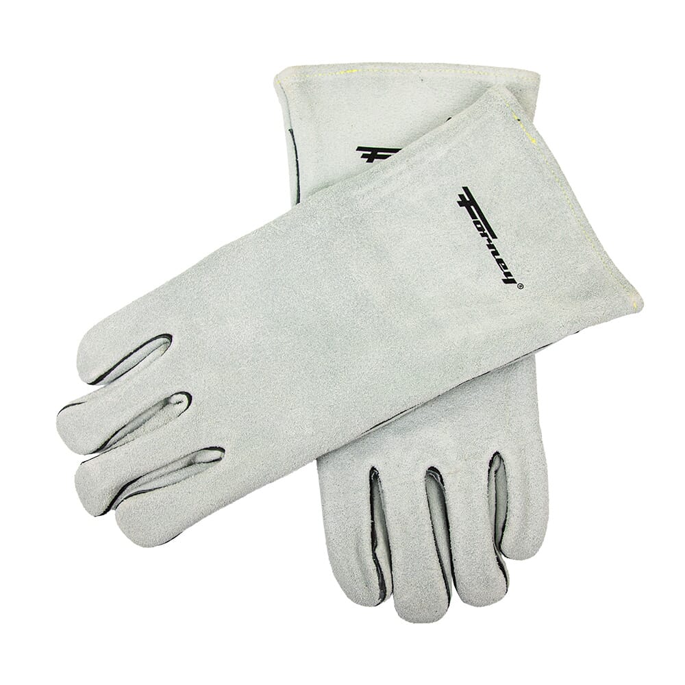 Gray Leather Welding Gloves (Men's L)