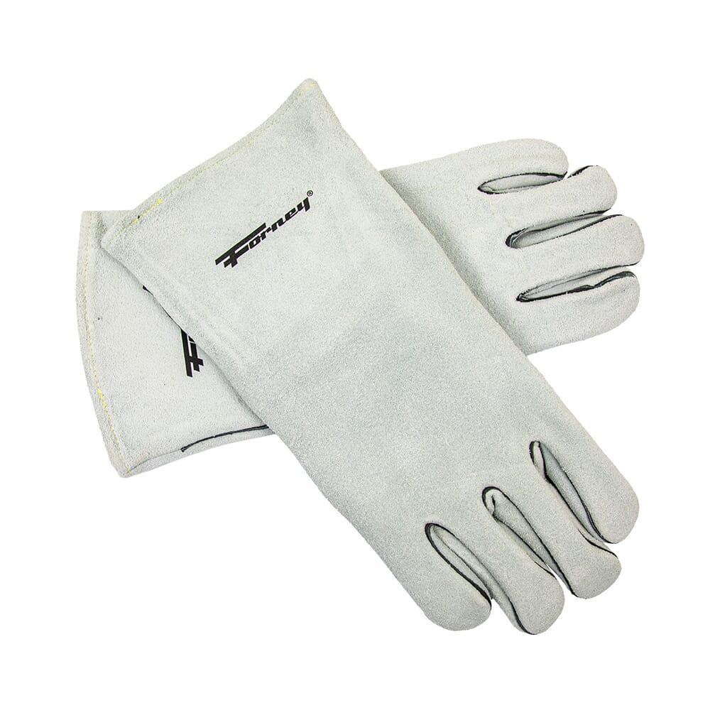 Gray Leather Welding Gloves (Men's L)