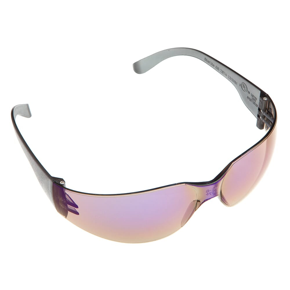 Safety Glasses, Blue Mirror Lens