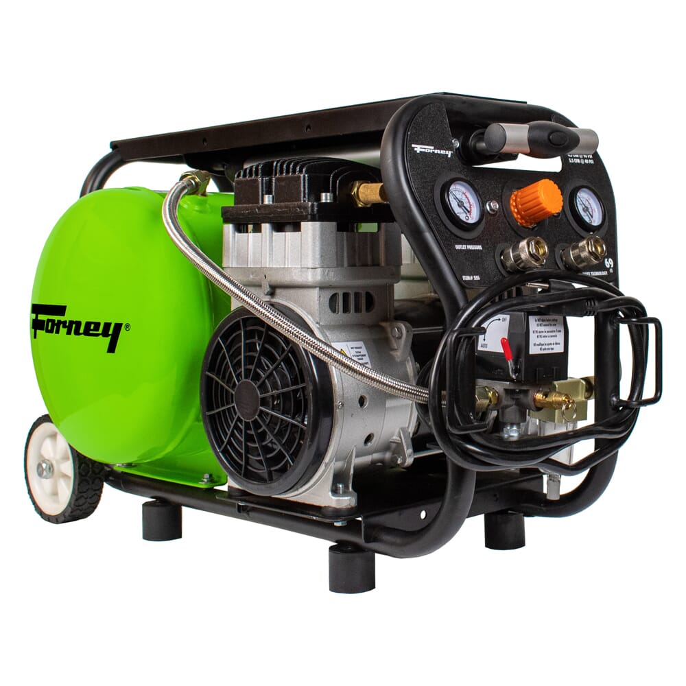 Fornair® 2.0 Hp, 4 Gal, Oil-Free Air Compressor, 120 PSI, 4.5 CFM @ 90 PSI