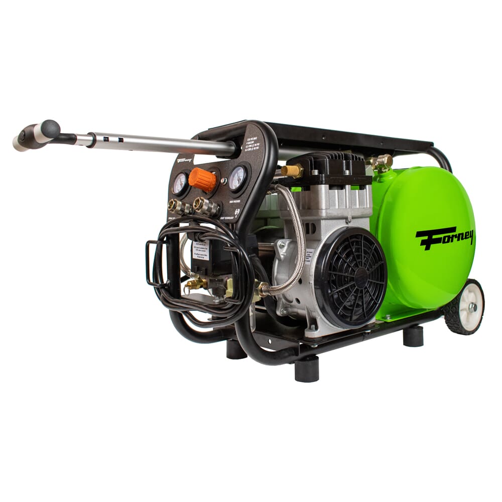 Fornair® 2.0 Hp, 4 Gal, Oil-Free Air Compressor, 120 PSI, 4.5 CFM @ 90 PSI
