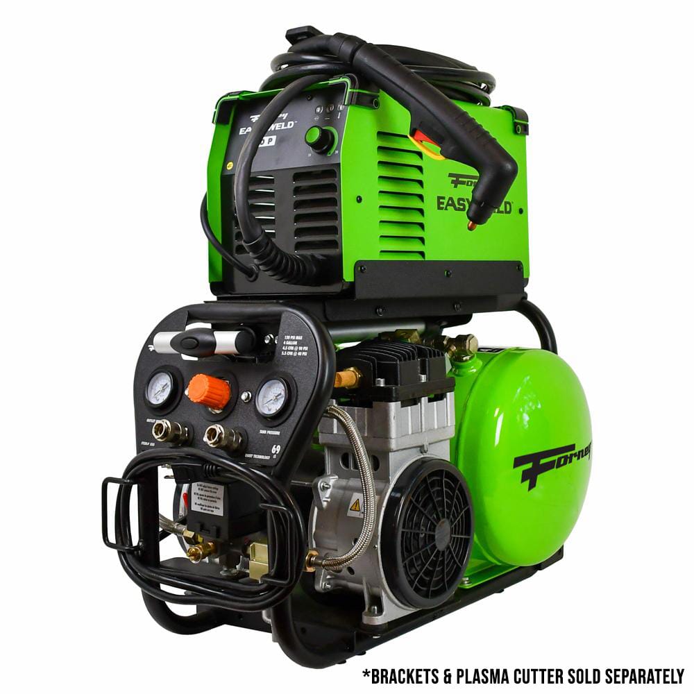 Fornair® 2.0 Hp, 4 Gal, Oil-Free Air Compressor, 120 PSI, 4.5 CFM @ 90 PSI