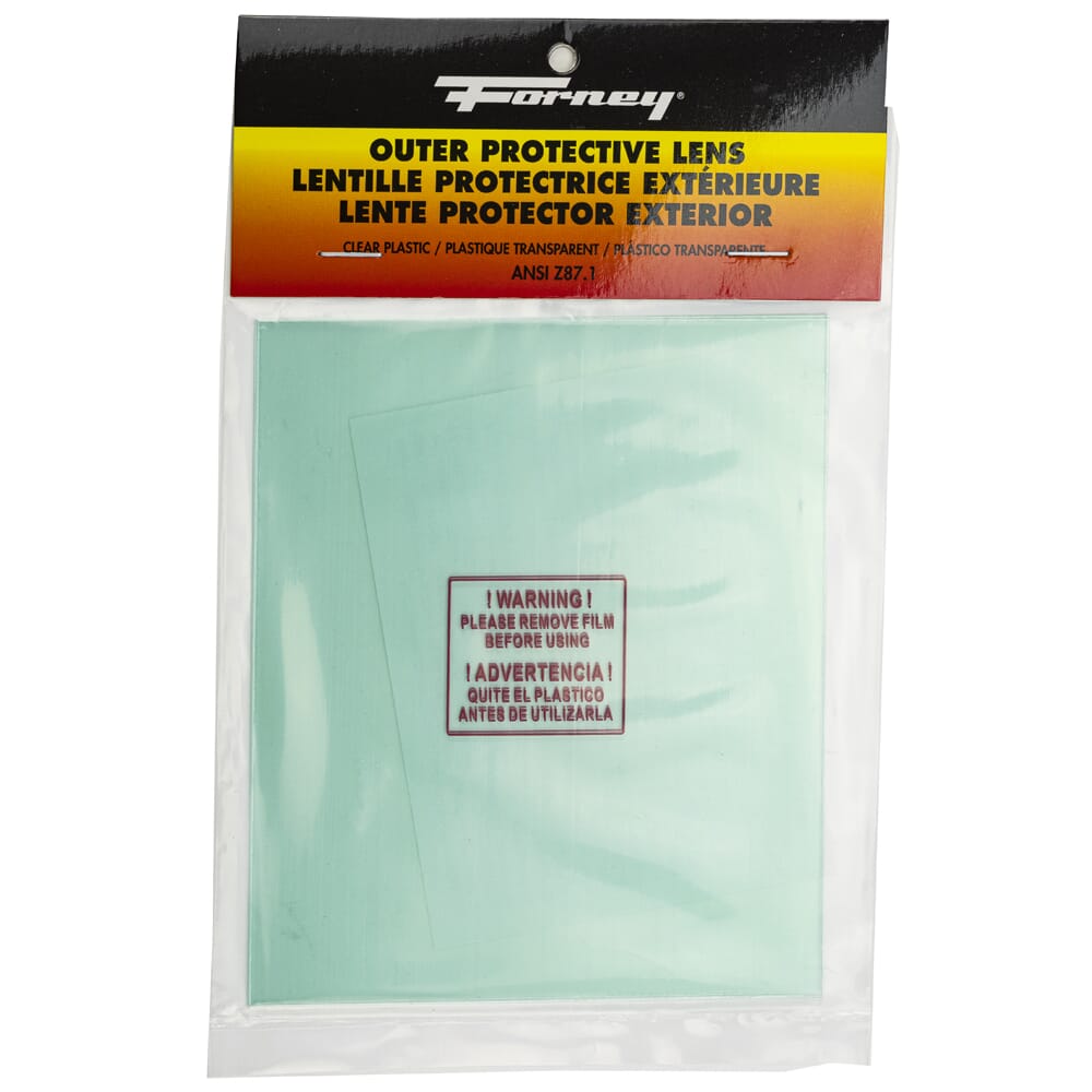 Forney®  PRO Series Welding Helmets Outer Protective Lens, 2-Pack