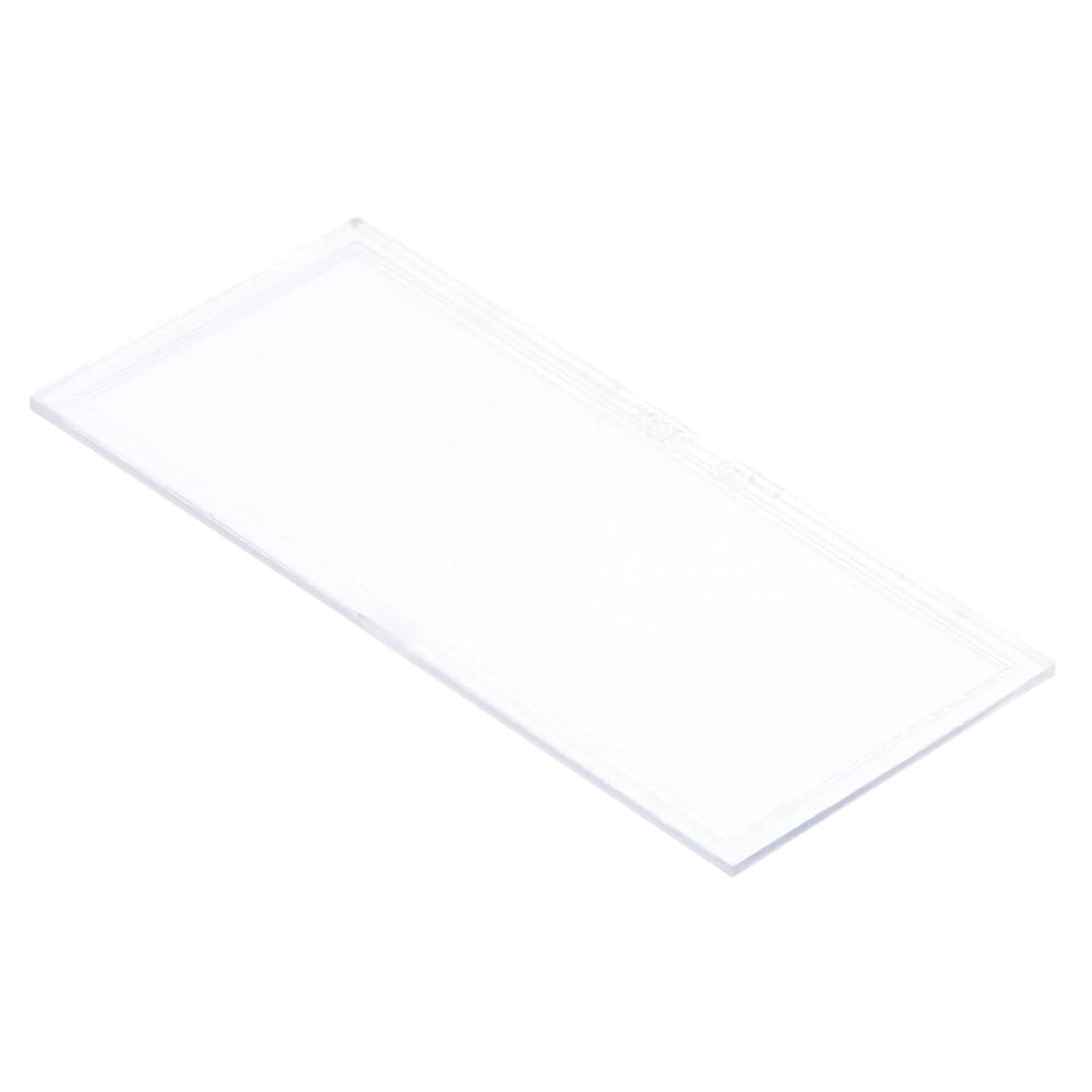 Cover Lens, Clear Plastic, 2 in x 4-1/4 in