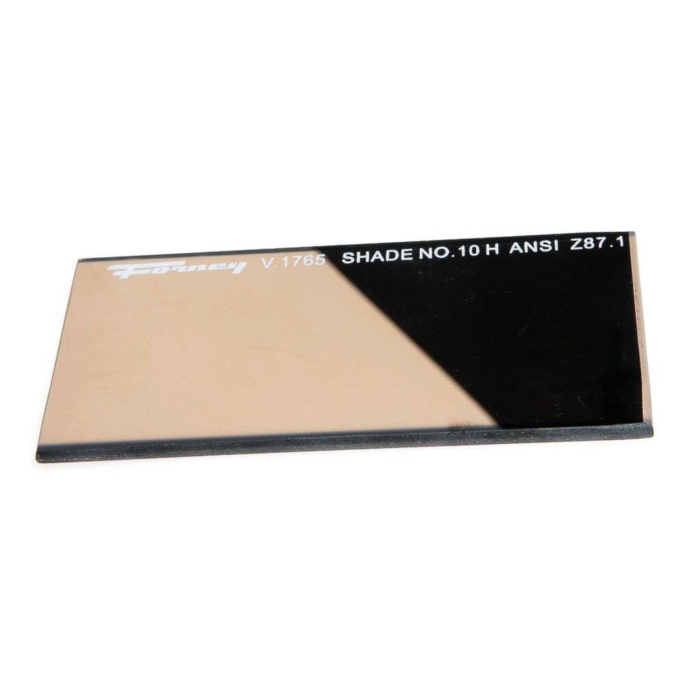 Welding Lens, 2 in x 4-1/4 in, Shade Number 10, Glass