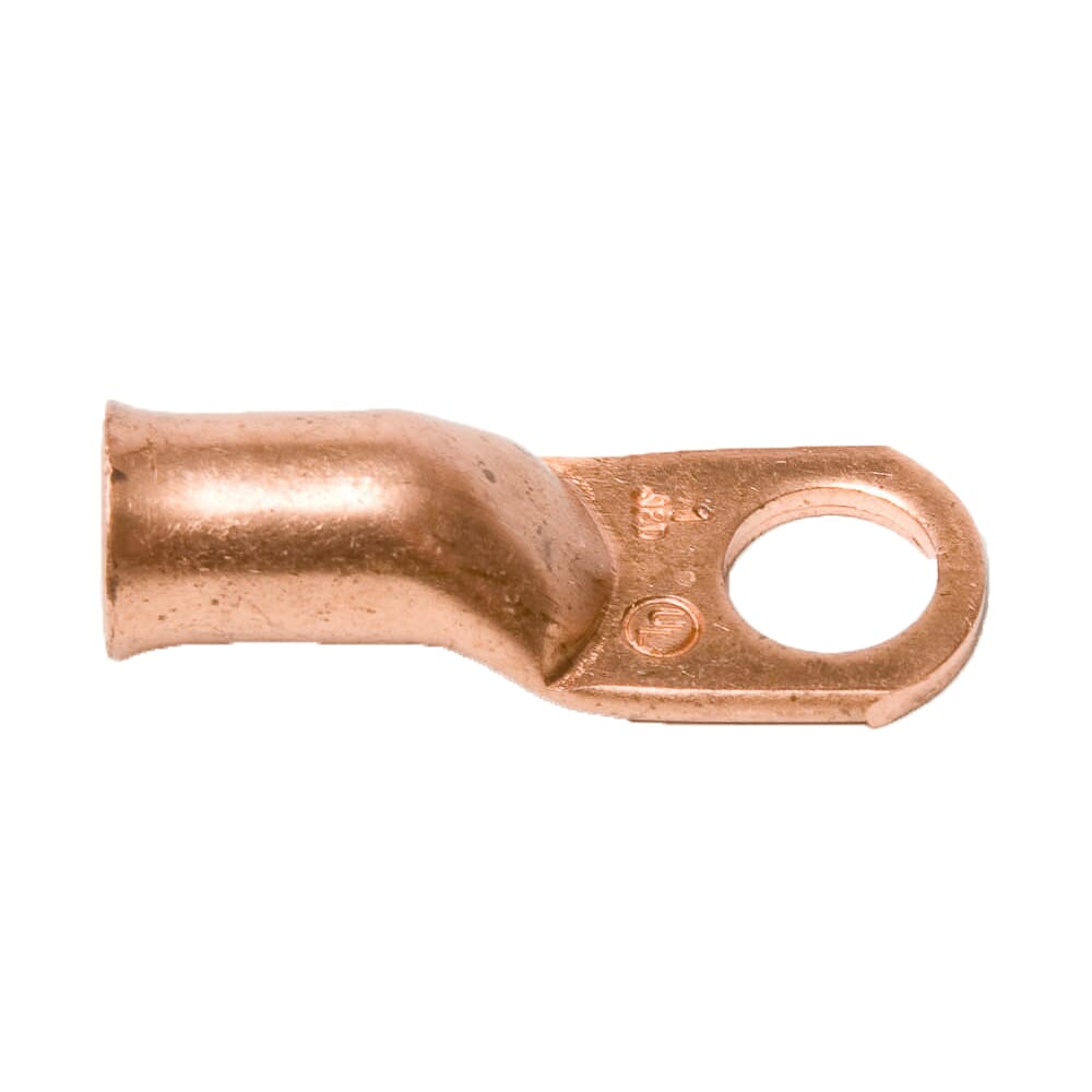Lug for Number 1 Cable, 3/8 in Stud, 5-Pack