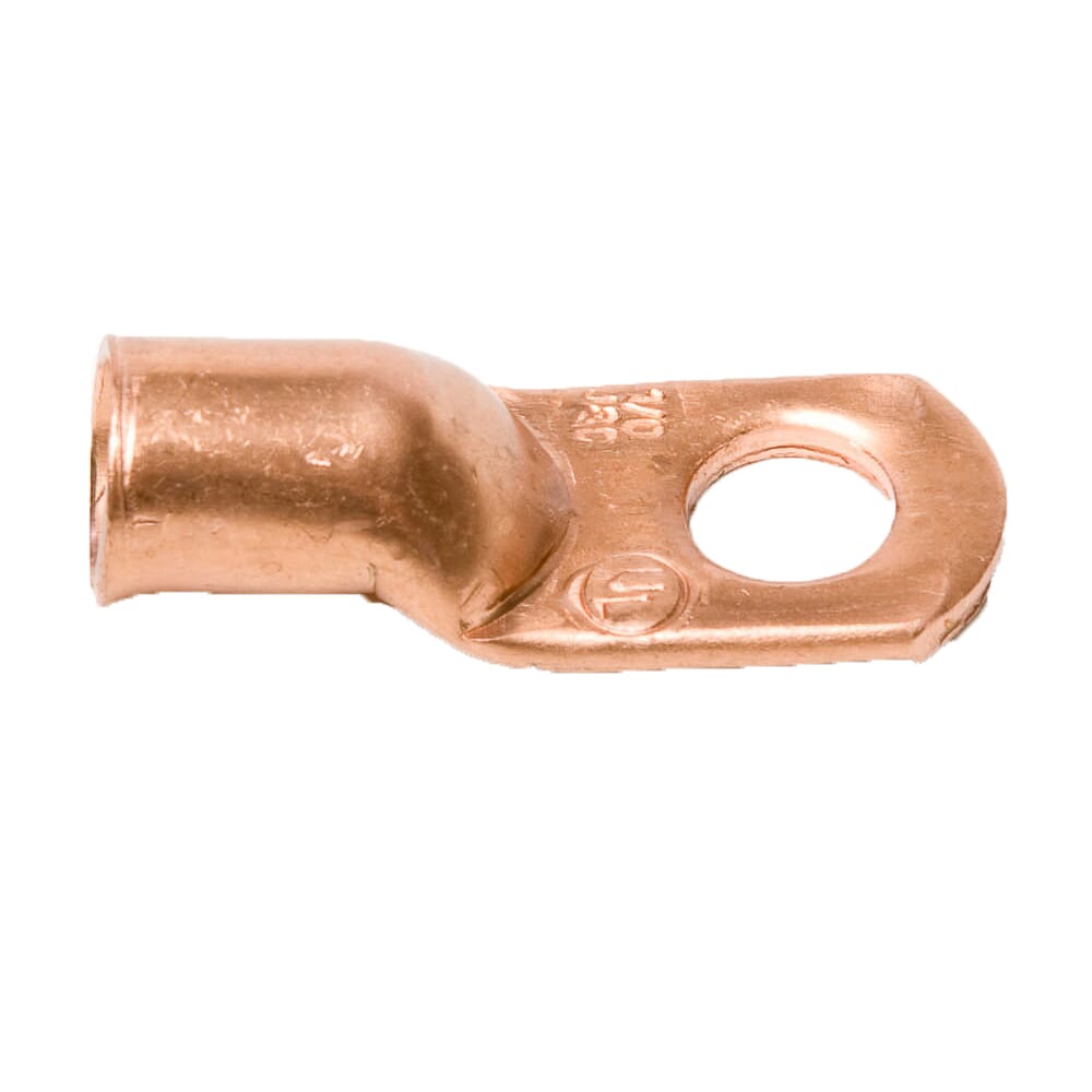 Lug for Number 1/0 Cable, 3/8 in Stud, 5-Pack