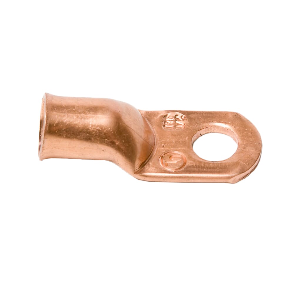 Lug for Number 2/0 Cable, 3/8 in Stud, 5-Pack