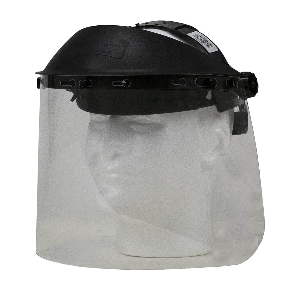 Face Shield with Pin-Type Headgear, Clear