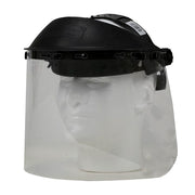 Face Shield with Pin-Type Headgear, Clear