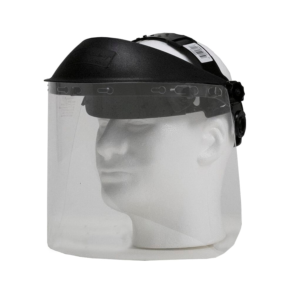 Face Shield with Pin-Type Headgear, Clear