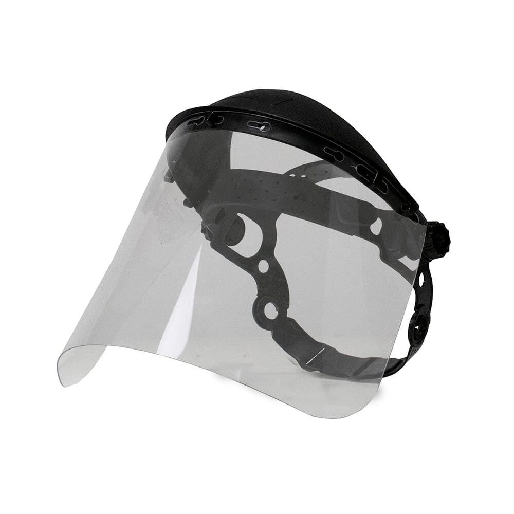 Face Shield with Pin-Type Headgear, Clear