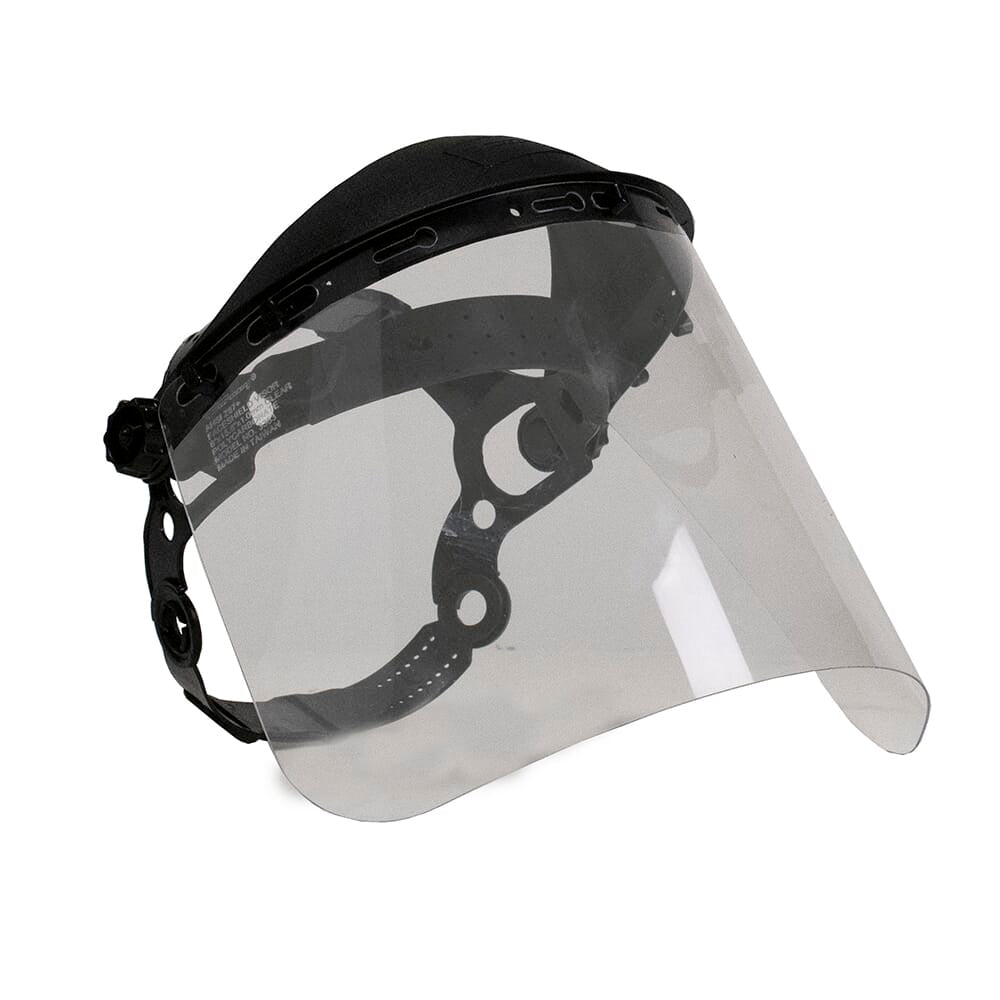 Face Shield with Pin-Type Headgear, Clear
