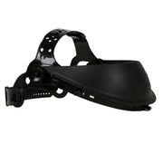 Forney Replacement Pin-Type Headgear black adjustable ratchet headband with brow guard crown strap and pin attachment slots
