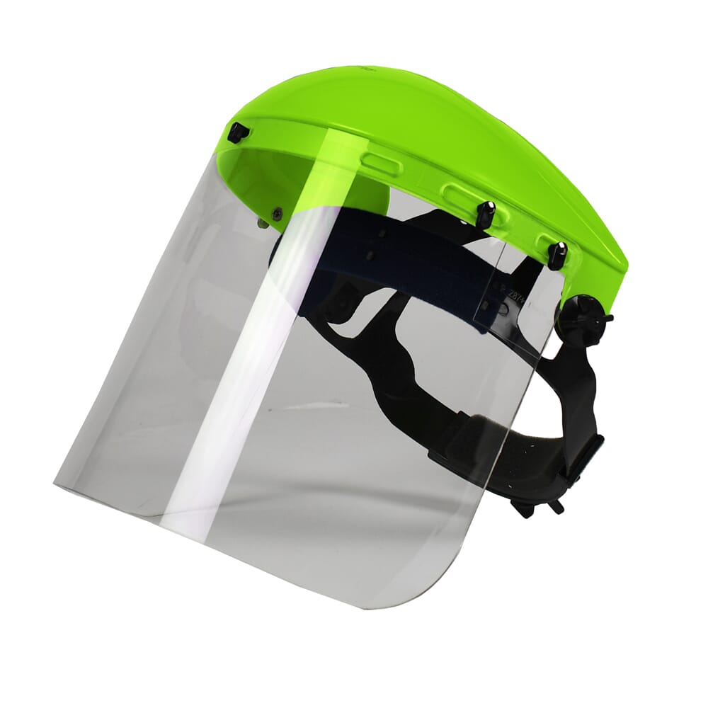 Command PRO Grinding Shield Assembly with Ratchet Headgear, Clear