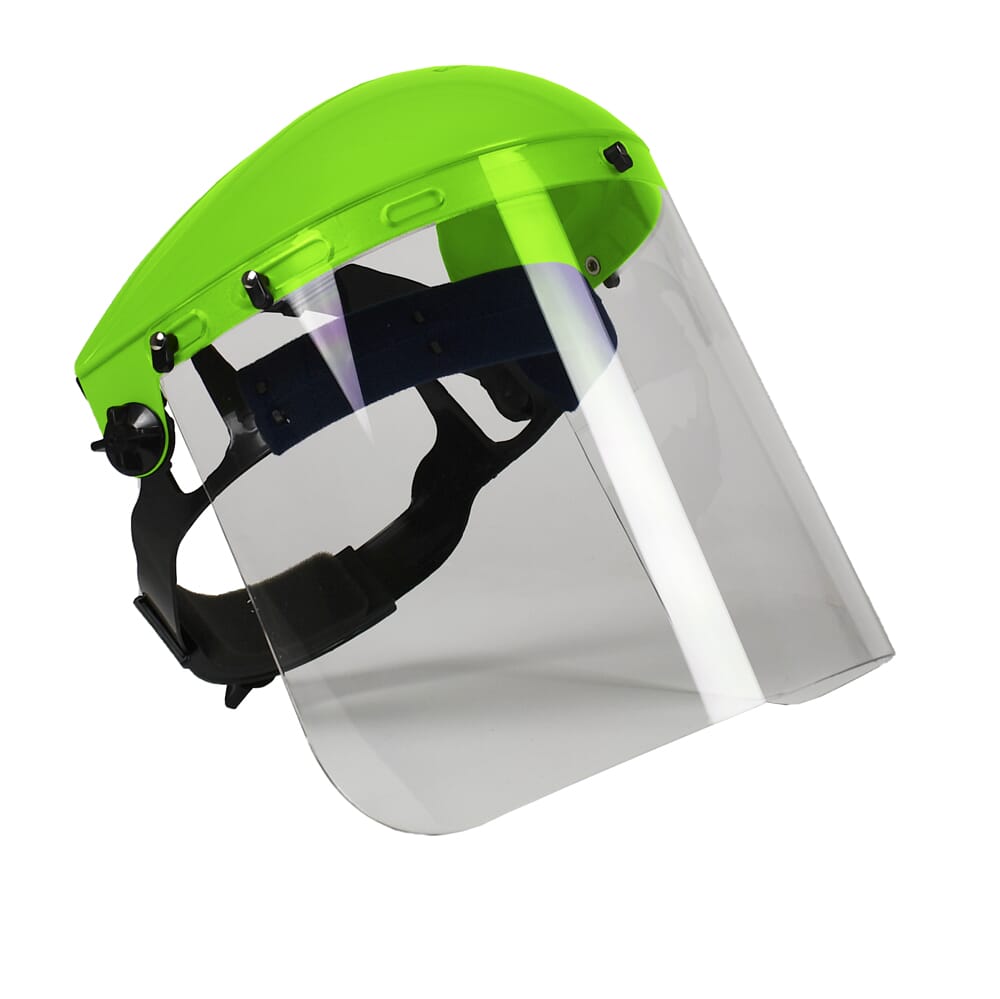 Command PRO Grinding Shield Assembly with Ratchet Headgear, Clear