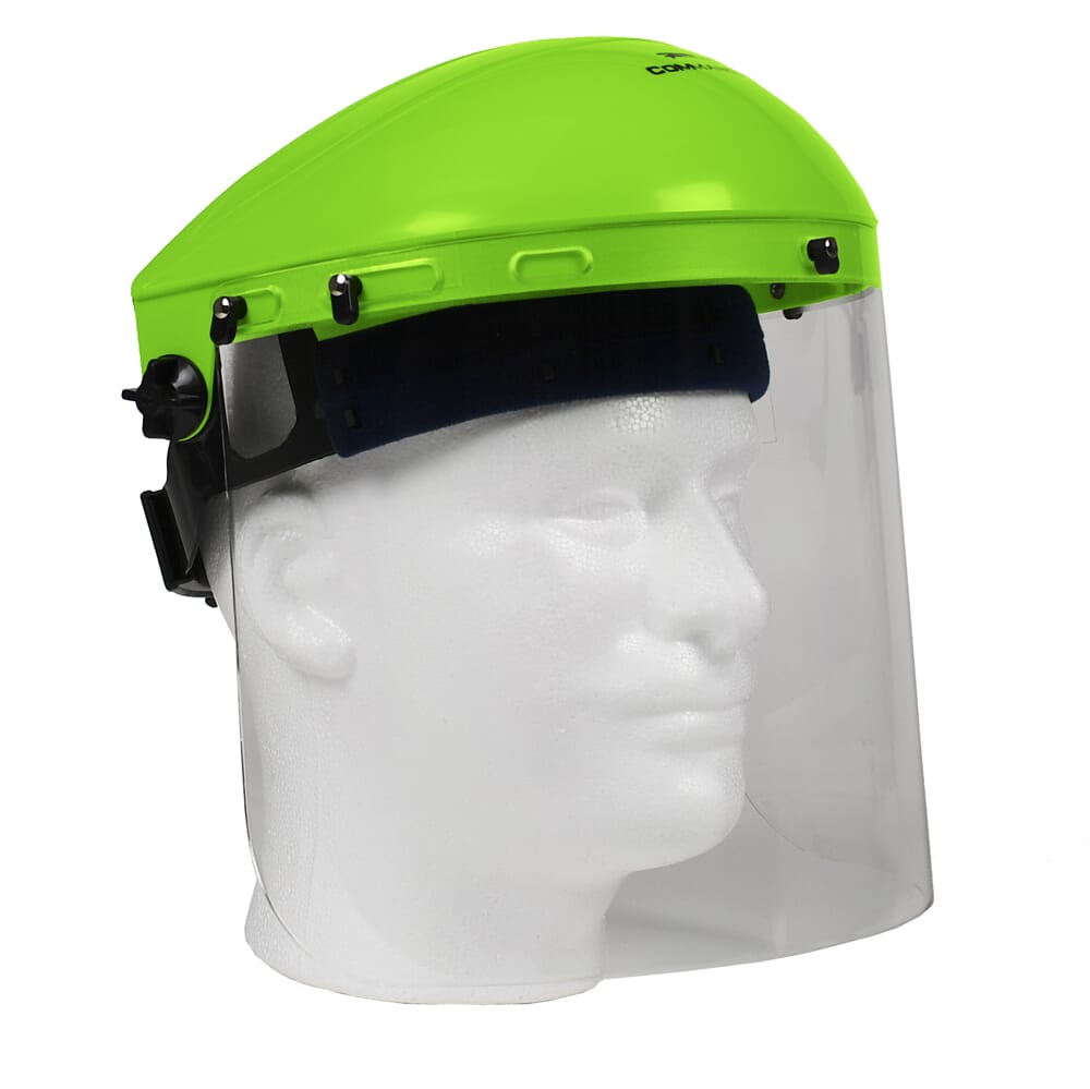 Command PRO Grinding Shield Assembly with Ratchet Headgear, Clear