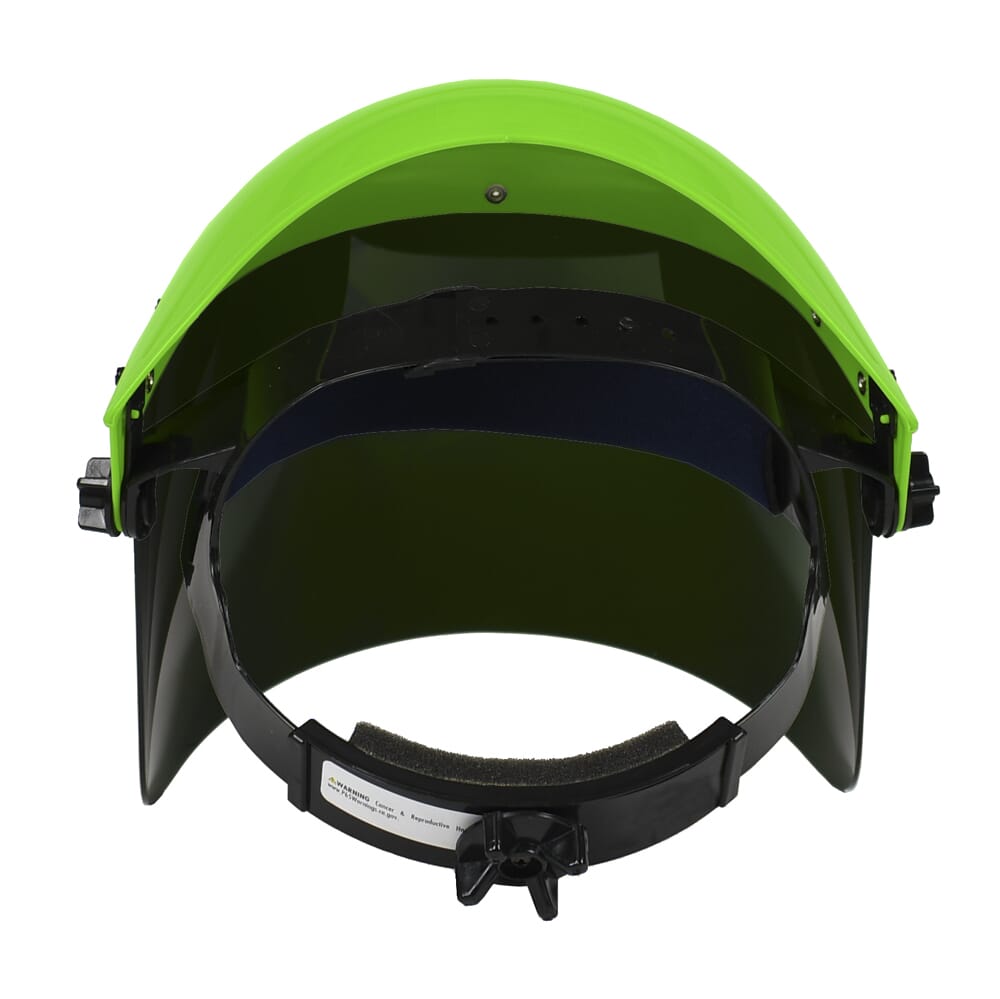 Command PRO Grinding Shield Assembly with Ratchet Headgear, Green