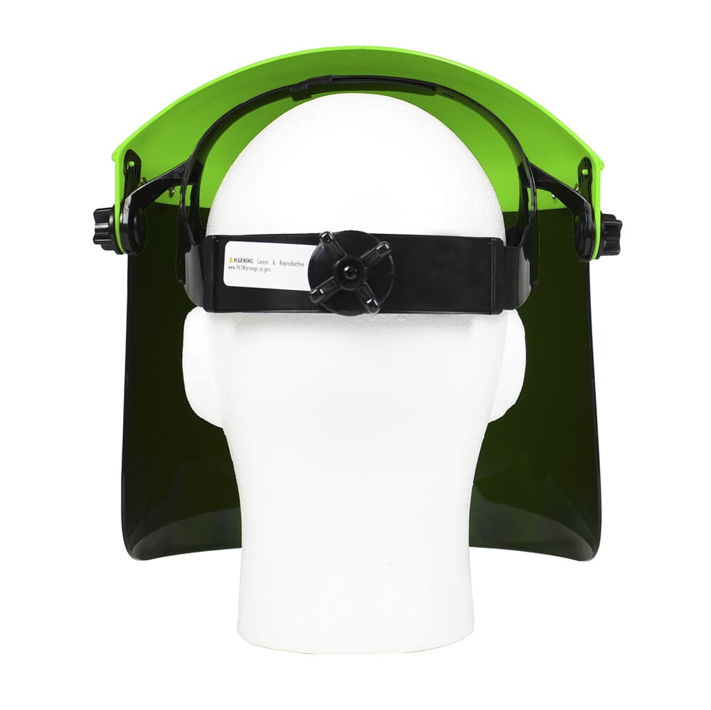 Command PRO Grinding Shield Assembly with Ratchet Headgear, Green