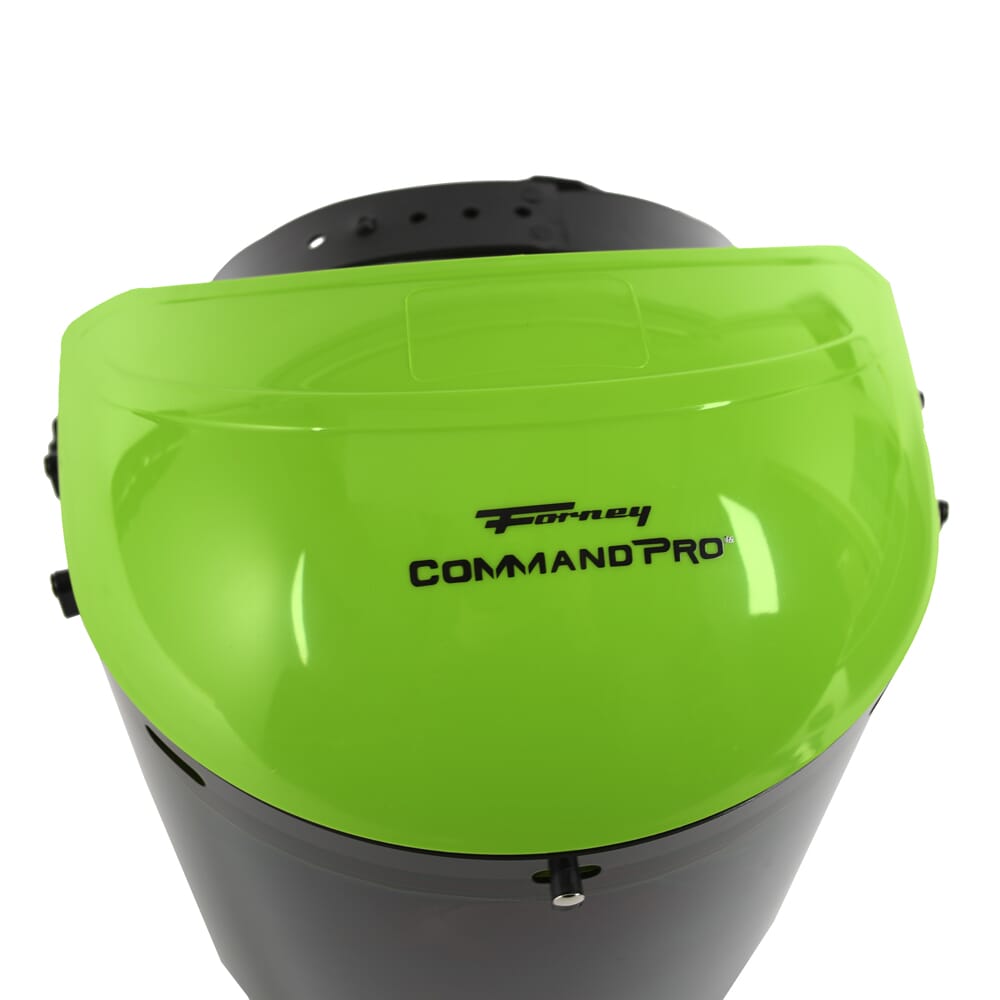Command PRO Grinding Shield Assembly with Ratchet Headgear, Green