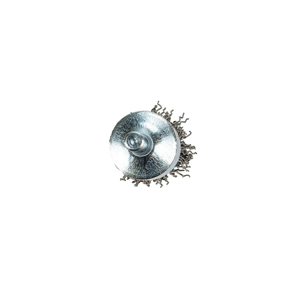 Command PRO End Brush, Crimped, 3/4 in x .020 in x 1/4 in Shank