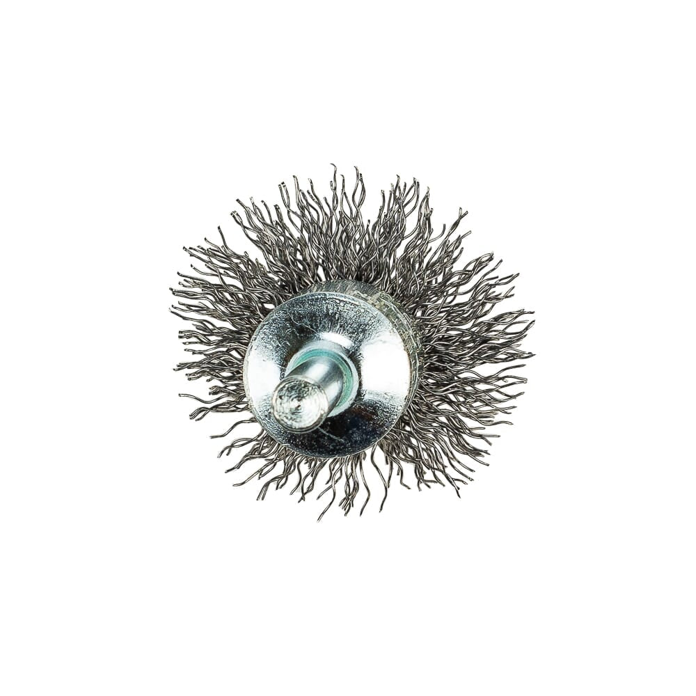 Command PRO End Brush, Circular Flare, 1-1/2 in x .014 in x 1/4 in Shank