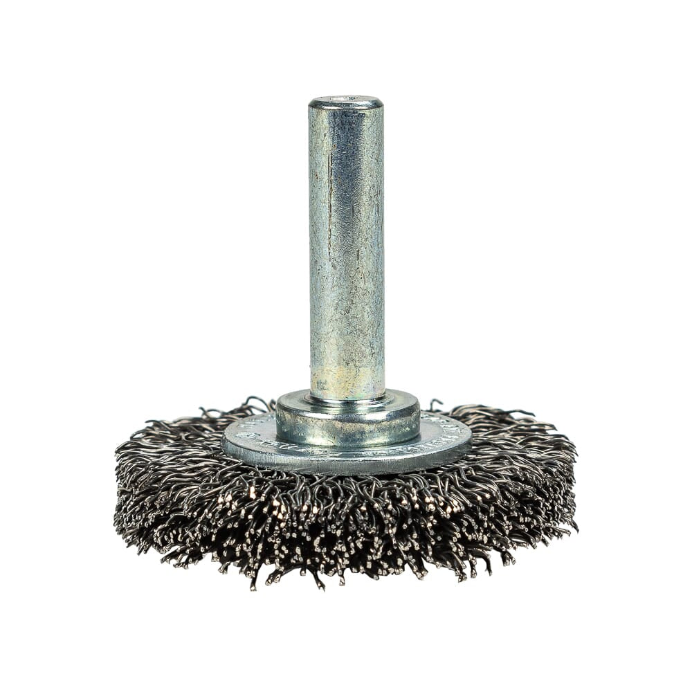 Command PRO Wire Wheel, Crimped, 1-1/2 in x .014 in x 1/4 in Shank