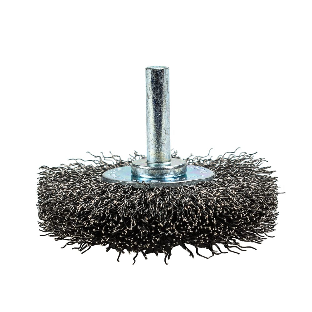 Command PRO Wire Wheel, Crimped, 2-1/2 in x .014 in x 1/4 in Shank