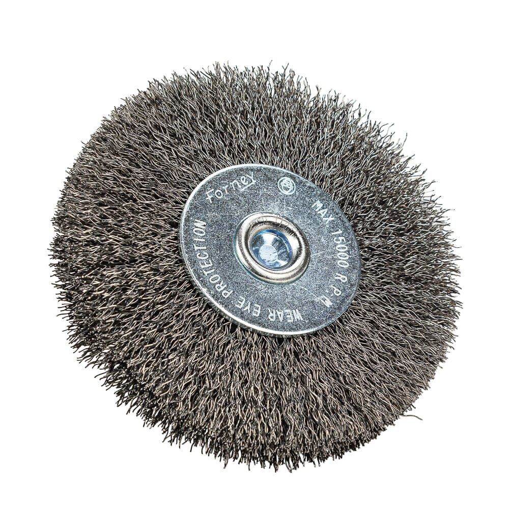 Command PRO Wire Wheel, Crimped, 3 in x .008 in x 1/4 in Shank