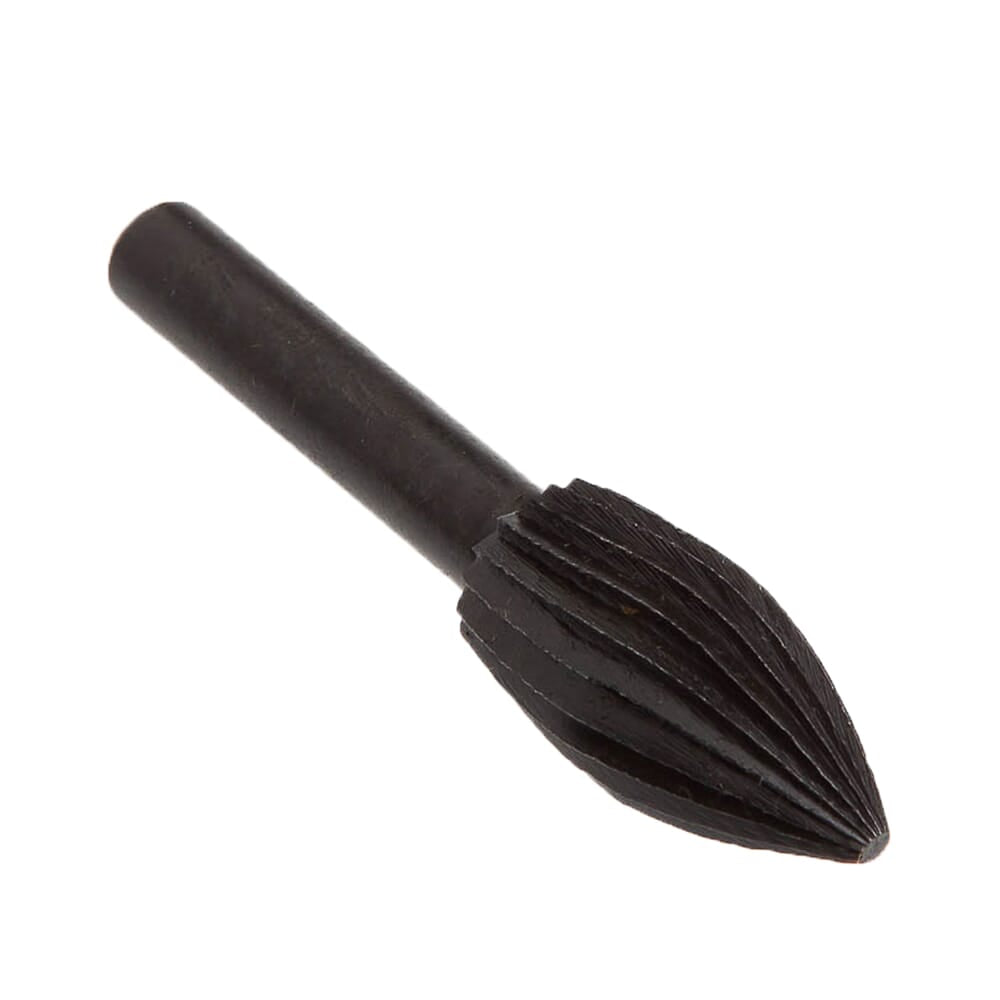 Rotary File, 1 in x 1/2 in x 1/4 in Football Shaped