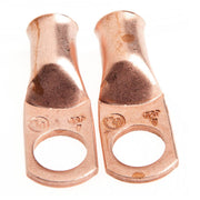 Lug for Number 4 Cable, 3/8 in Stud, Premium Copper