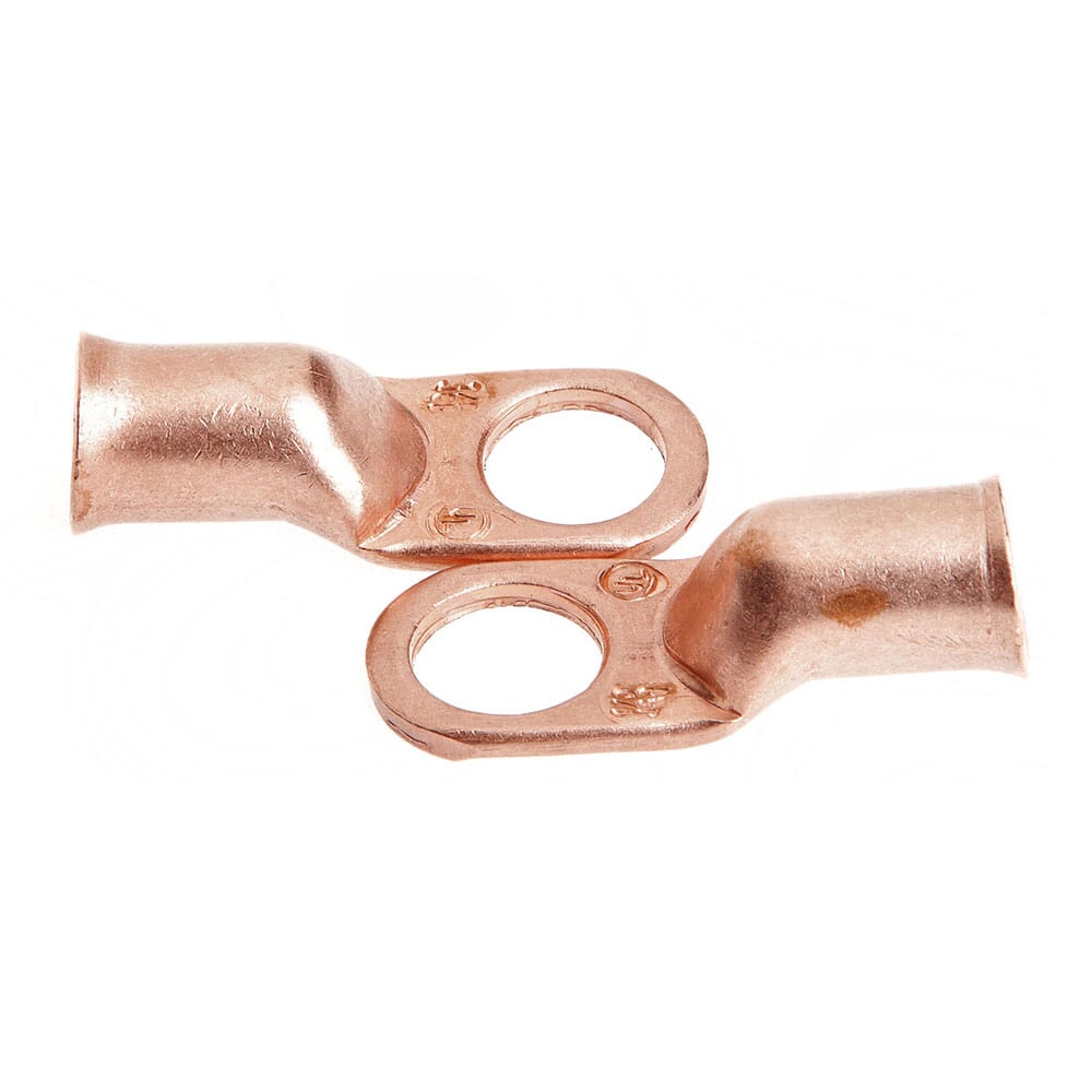 Lug for Number 1/0 Cable, 1/2 in Stud, Premium Copper