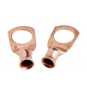 Lug for Number 4 Cable, 1/2 in Stud, Premium Copper