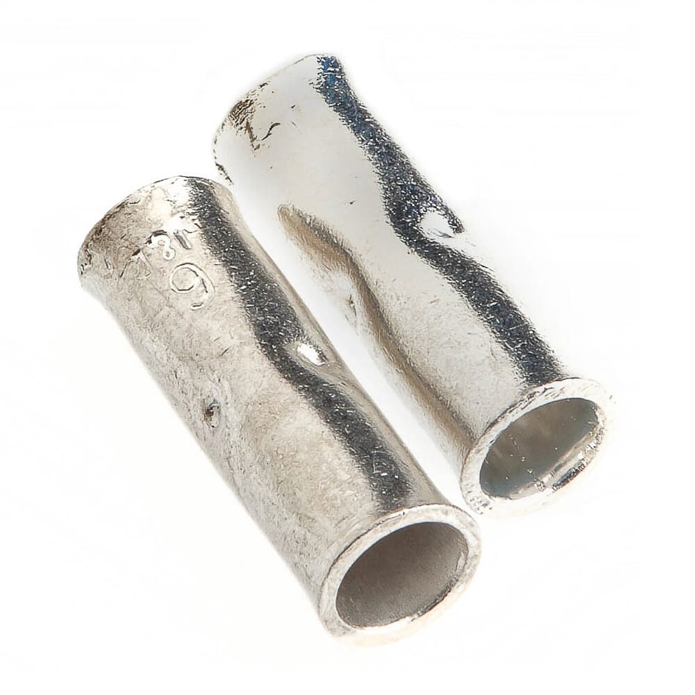 Butt Connector for Number 6 Cable, Premium Copper, 2-Pack