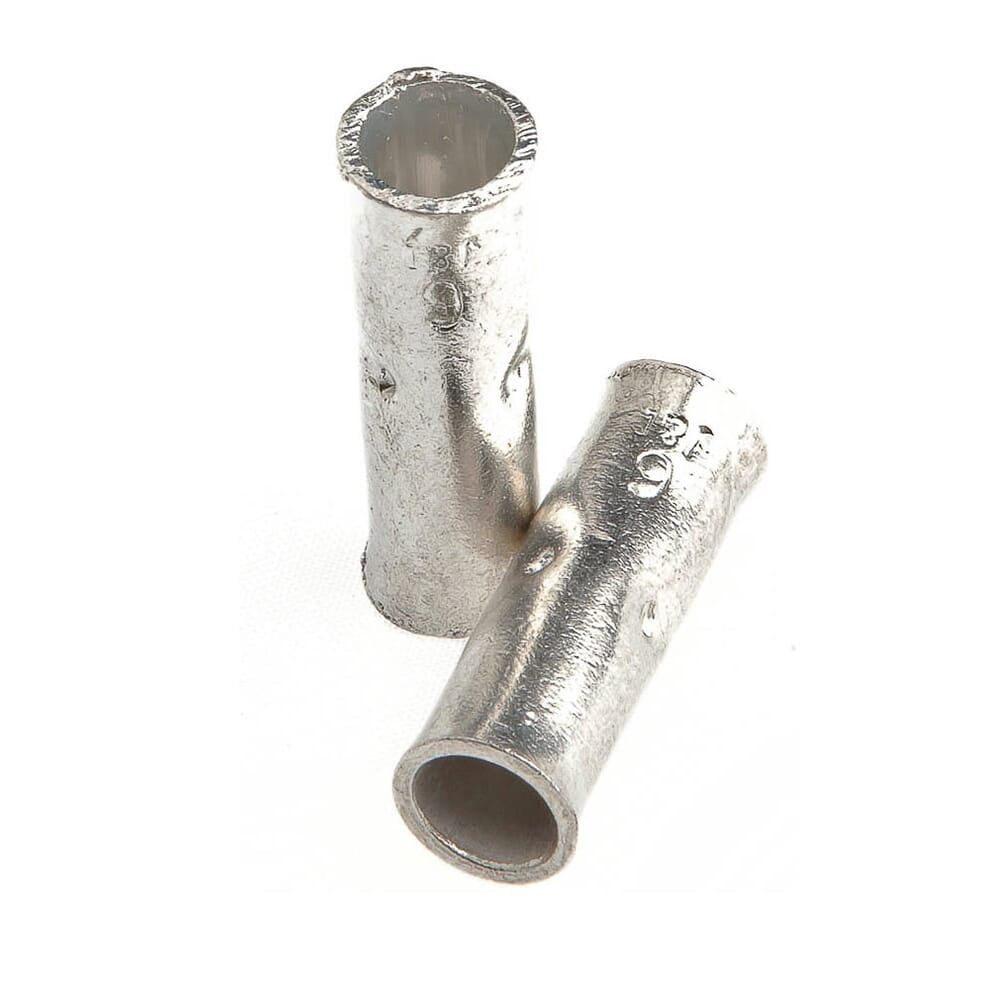 Butt Connector for Number 6 Cable, Premium Copper, 2-Pack