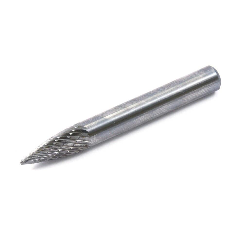 Tungsten Carbide Burr, 1/4 in Tree Pointed (SG-1)