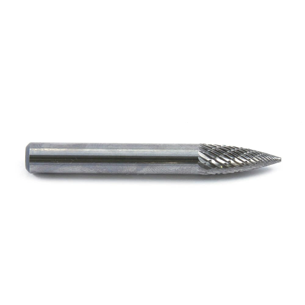 Tungsten Carbide Burr, 1/4 in Tree Pointed (SG-1)
