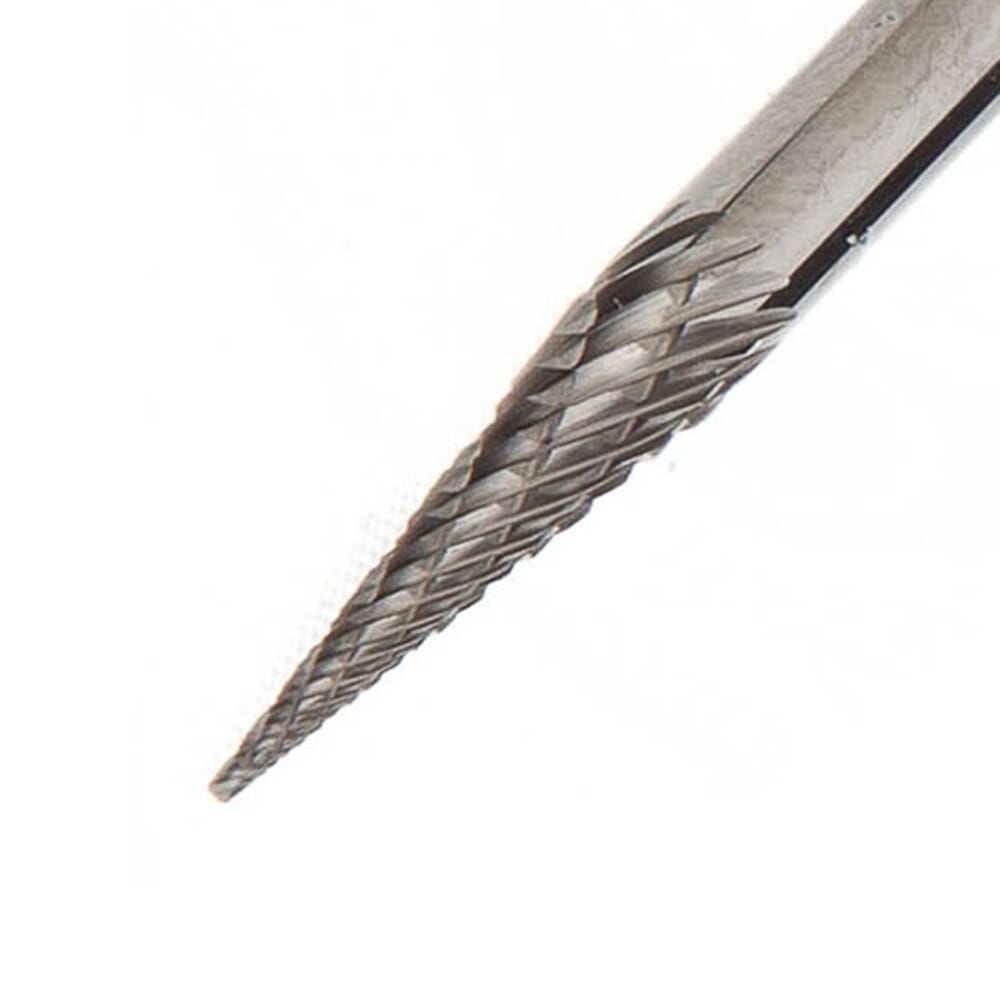 Tungsten Carbide Burr, 1/8 in Taper Pointed (SM-42)