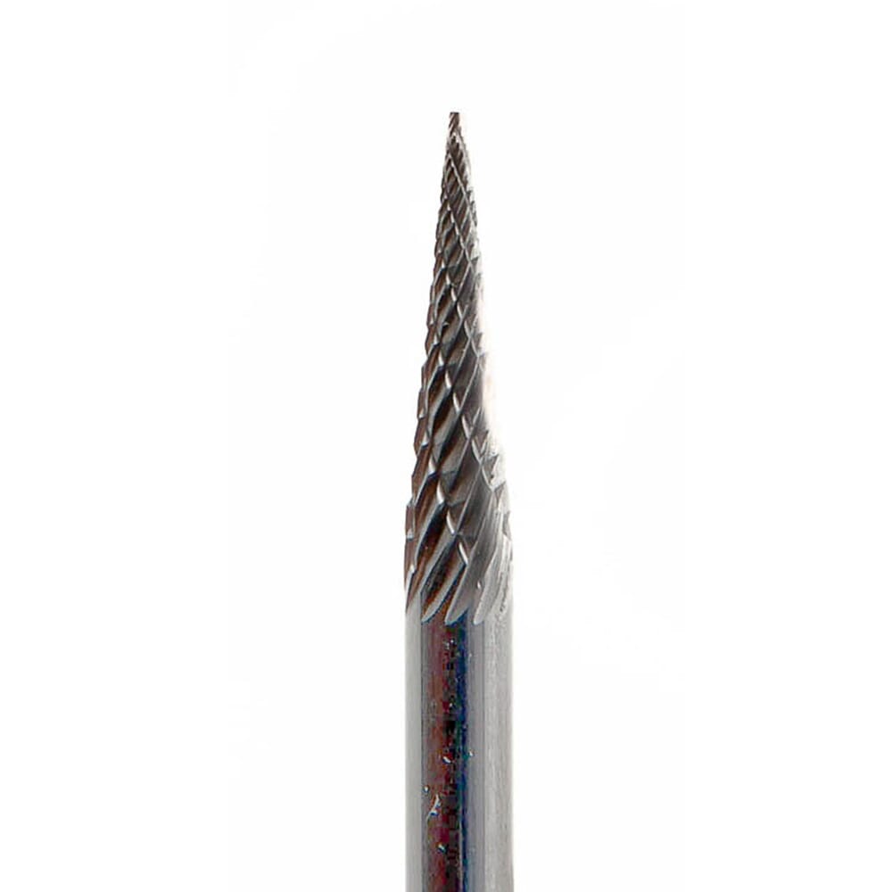 Tungsten Carbide Burr, 1/8 in Taper Pointed (SM-42)