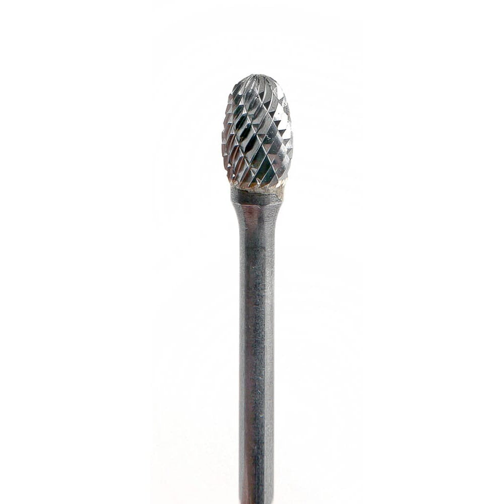 Tungsten Carbide Burr, 1/4 in Oval Shaped (SE-51)