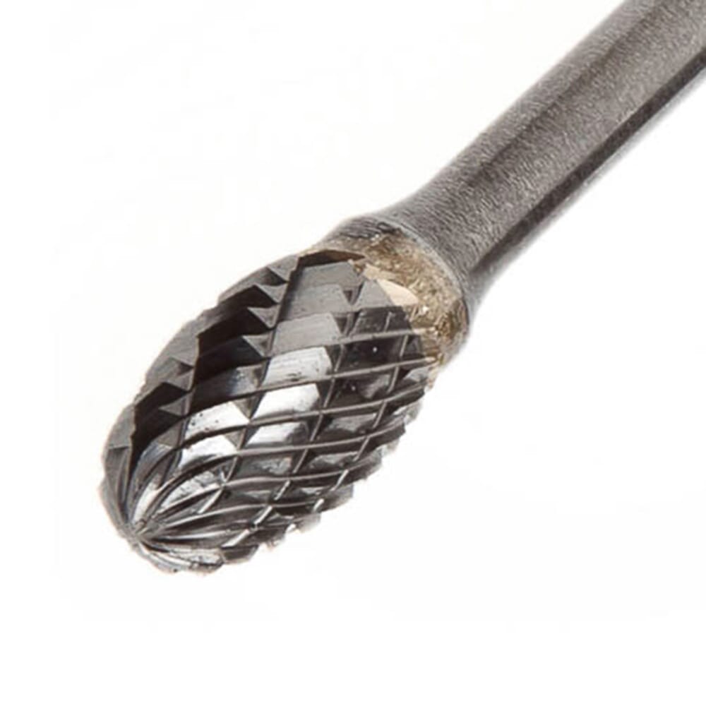Tungsten Carbide Burr, 1/4 in Oval Shaped (SE-51)