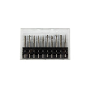 Tungsten Carbide Burr Set, 10-Piece, 1/8 in Shank