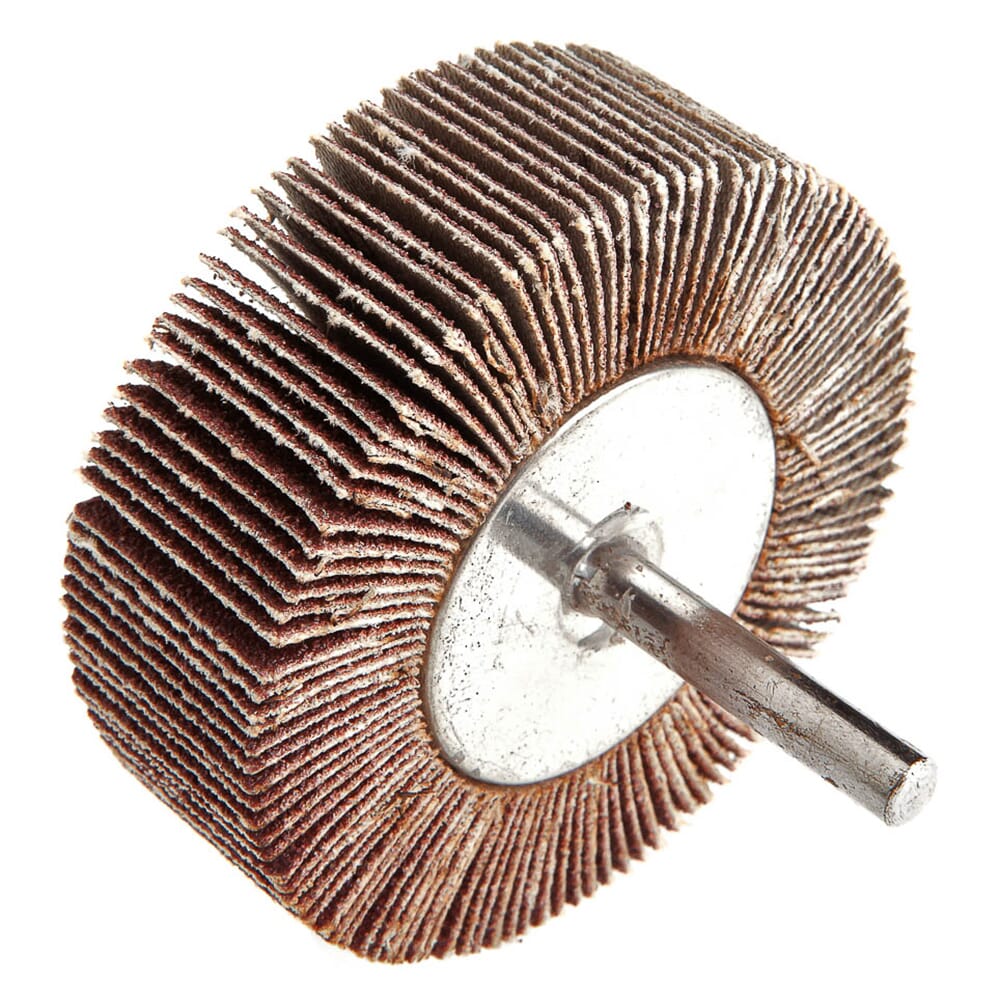 Flap Wheel, Shank Mounted, 3 in x 1 in