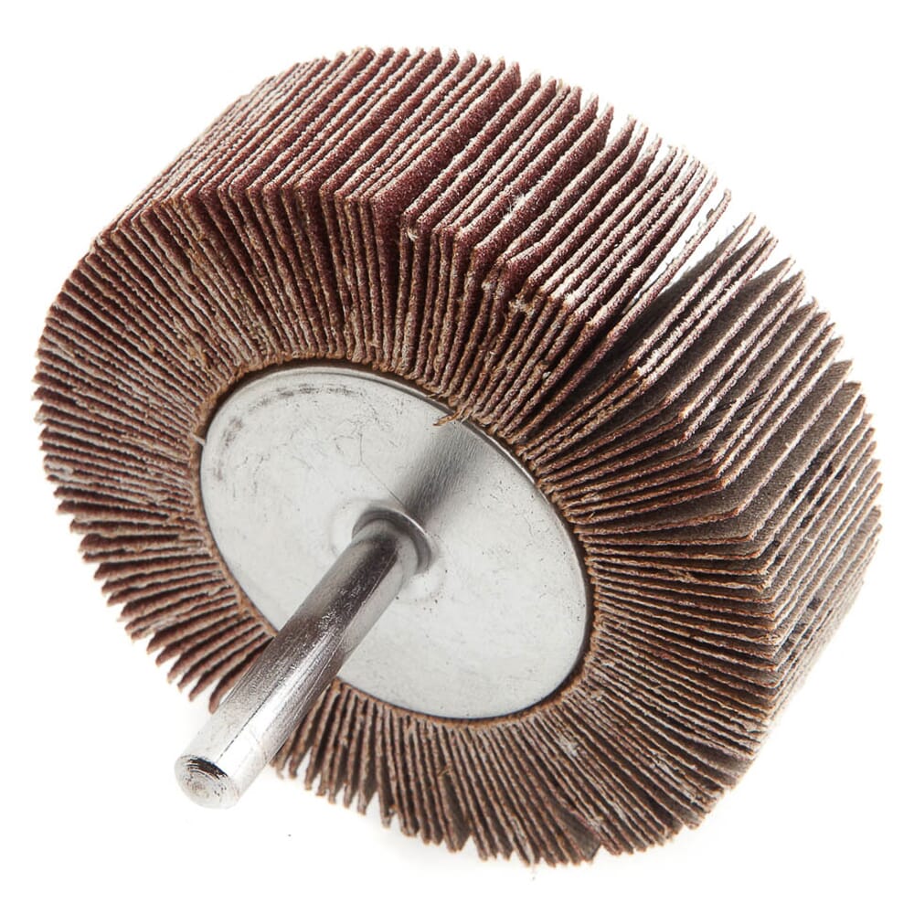 Flap Wheel, Shank Mounted, 3 in x 1 in
