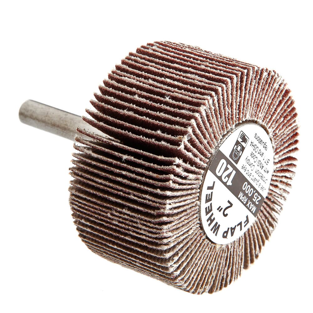 Flap Wheel, Shank Mounted, 2 in x 1 in