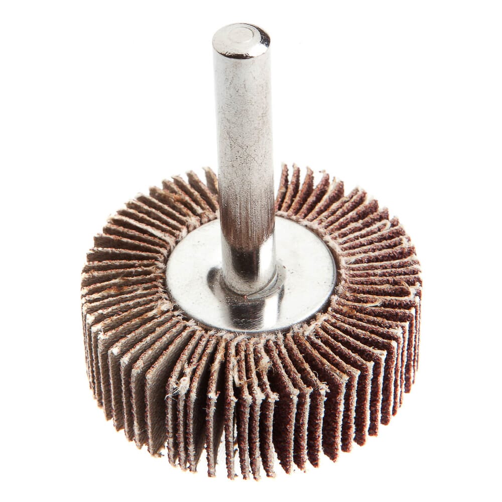 Flap Wheel, Shank Mounted, 1-1/2 in x 1/2 in