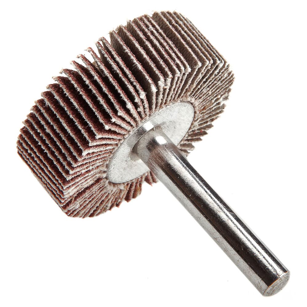 Flap Wheel, Shank Mounted, 1-1/2 in x 1/2 in