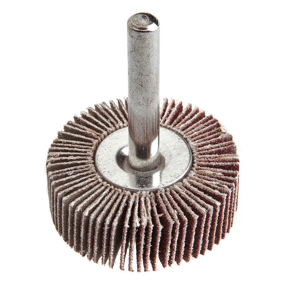 Flap Wheel, Shank Mounted, 1-1/2 in x 1/2 in