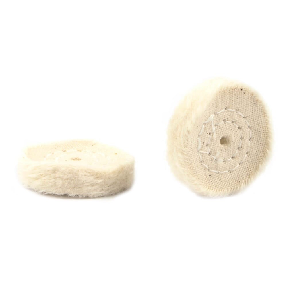 Buffing Wheel, Cotton, Replacement, 1 in (2-Pack)