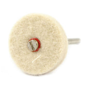 Polishing Wheel, Felt, 1 in x 1/8 in Shaft